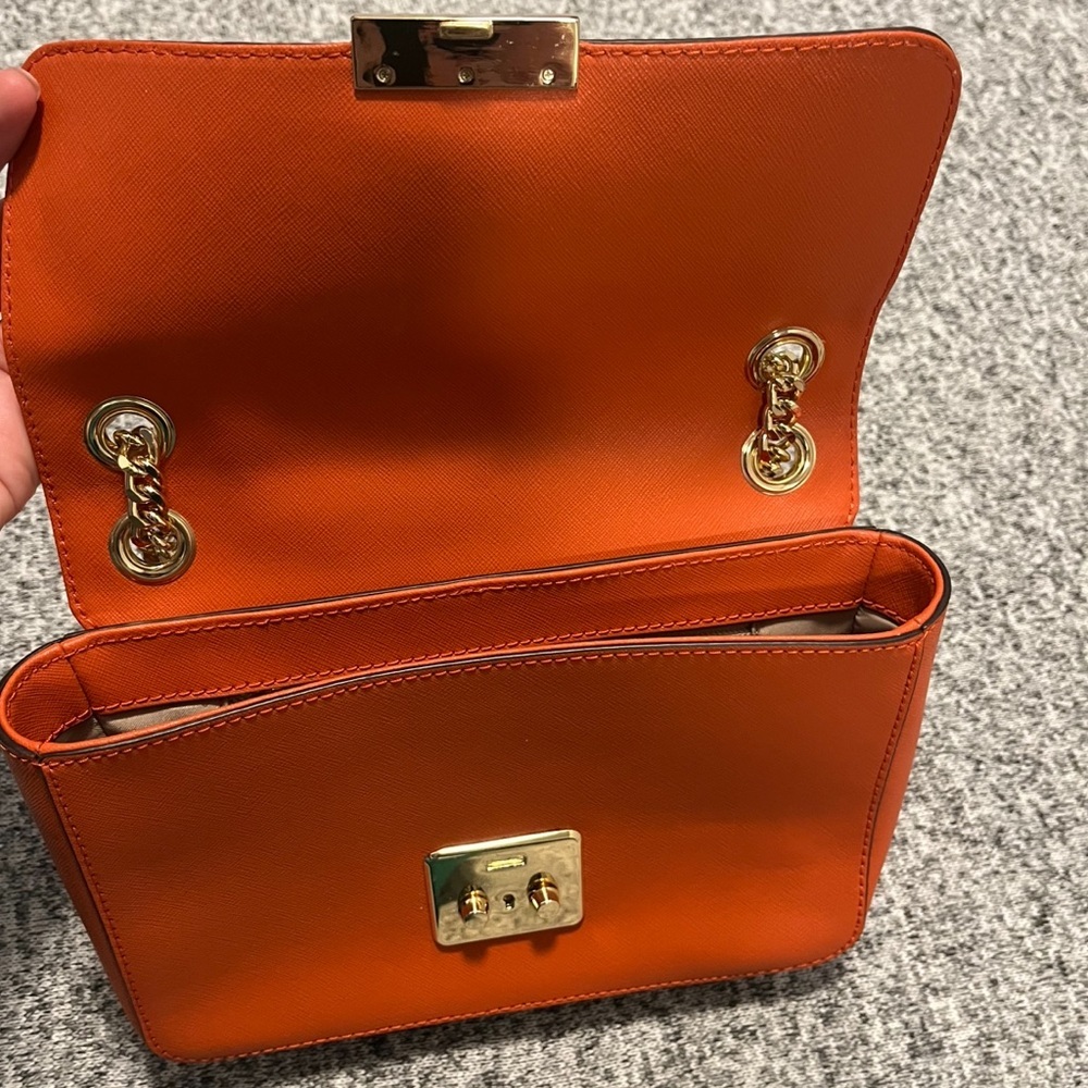 Michael Kors Brandi Medium Saffiano Leather Shoulder/Crossbody Bag - Picture 11 of 14